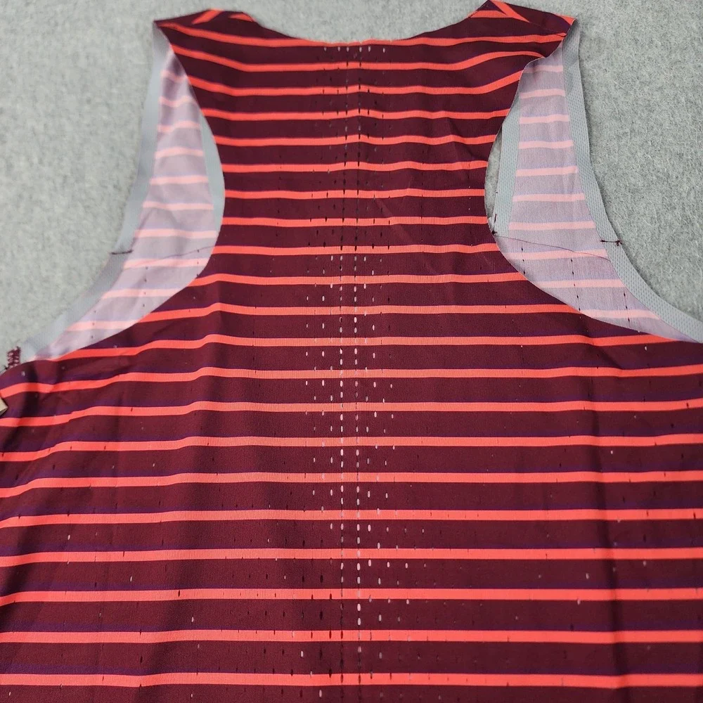 Nike DriFit ADV Aeroswift Slim Fit Running Singlet Womens‎ Medium Beetroot Red